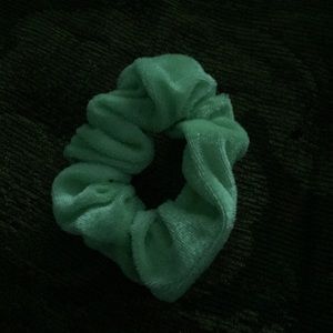 Mint scrunchie